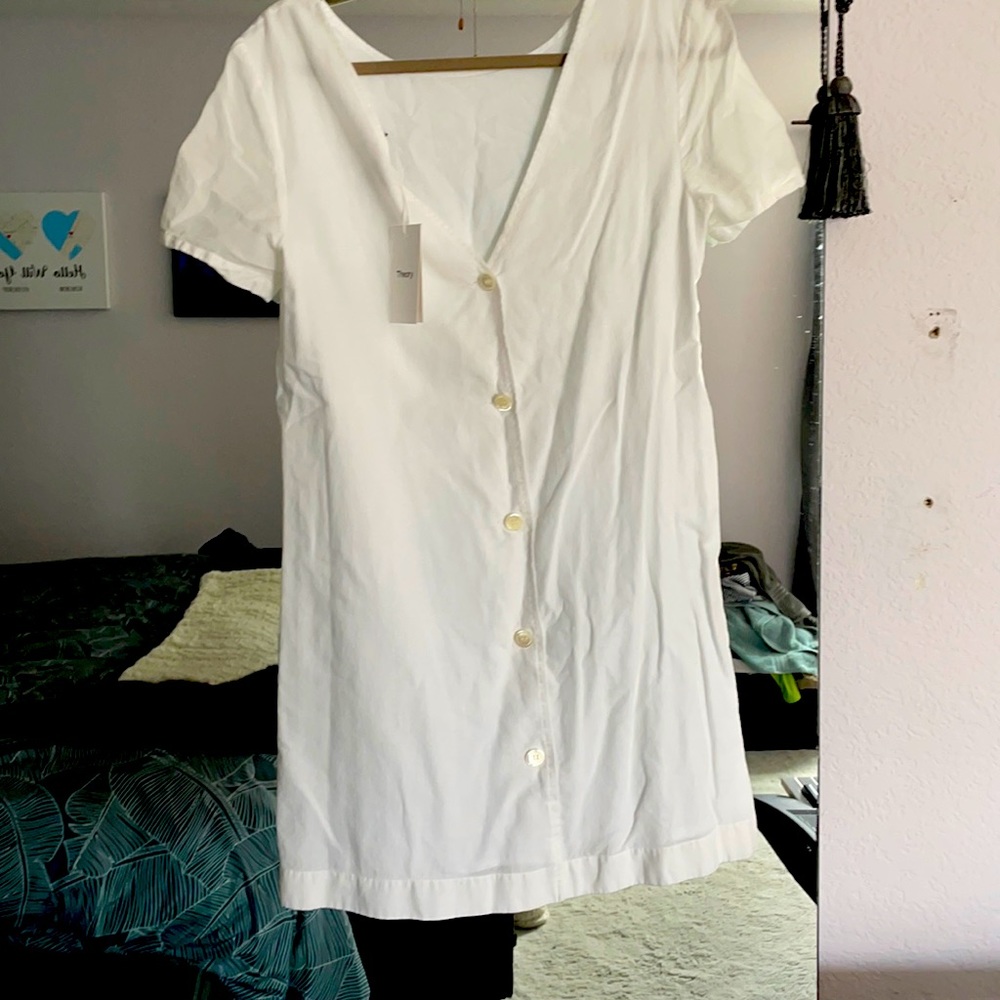 Theory dress with buttoned back 8 size